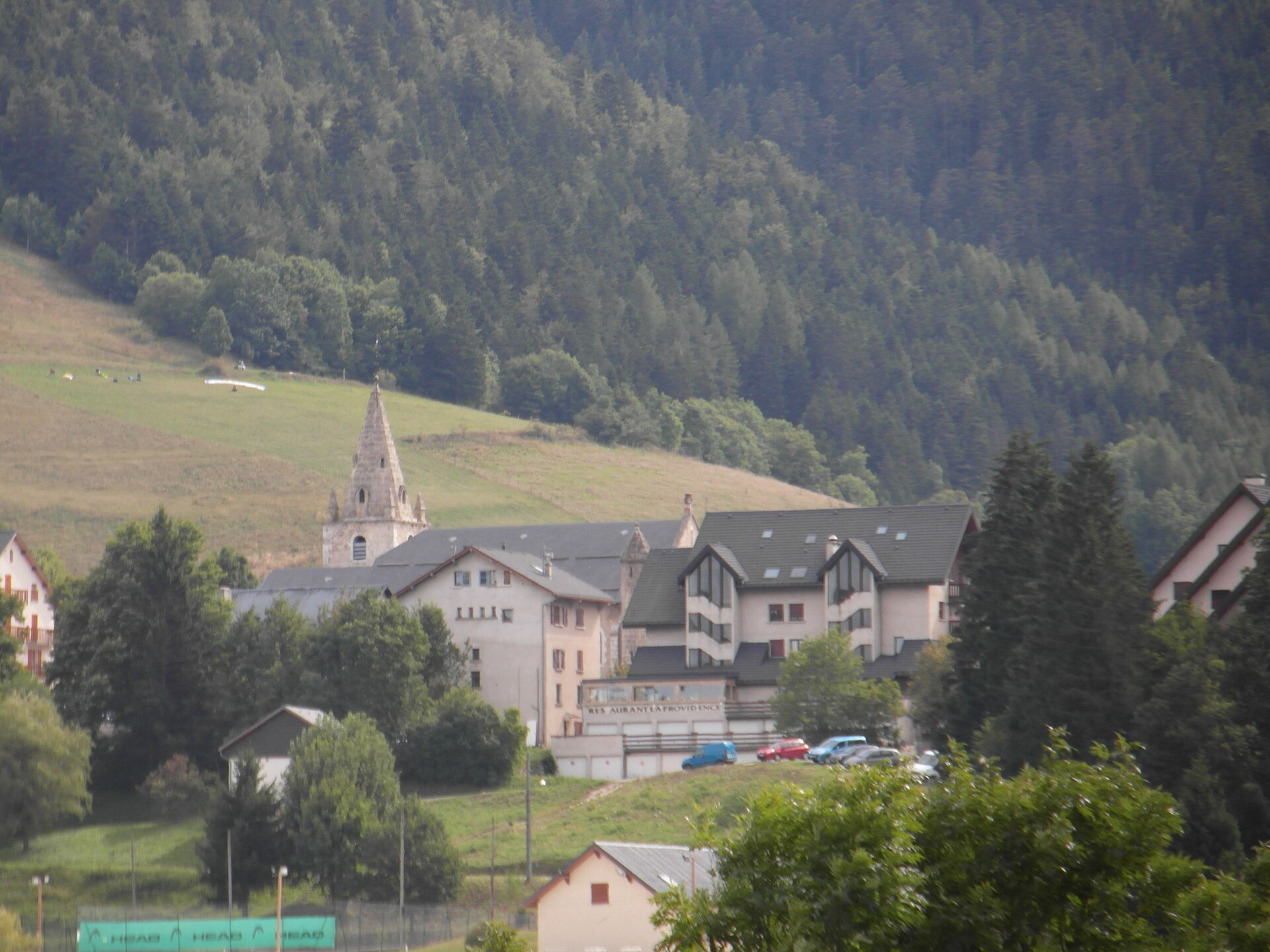 Lans-en-Vercors vu depuis la maison du parc
